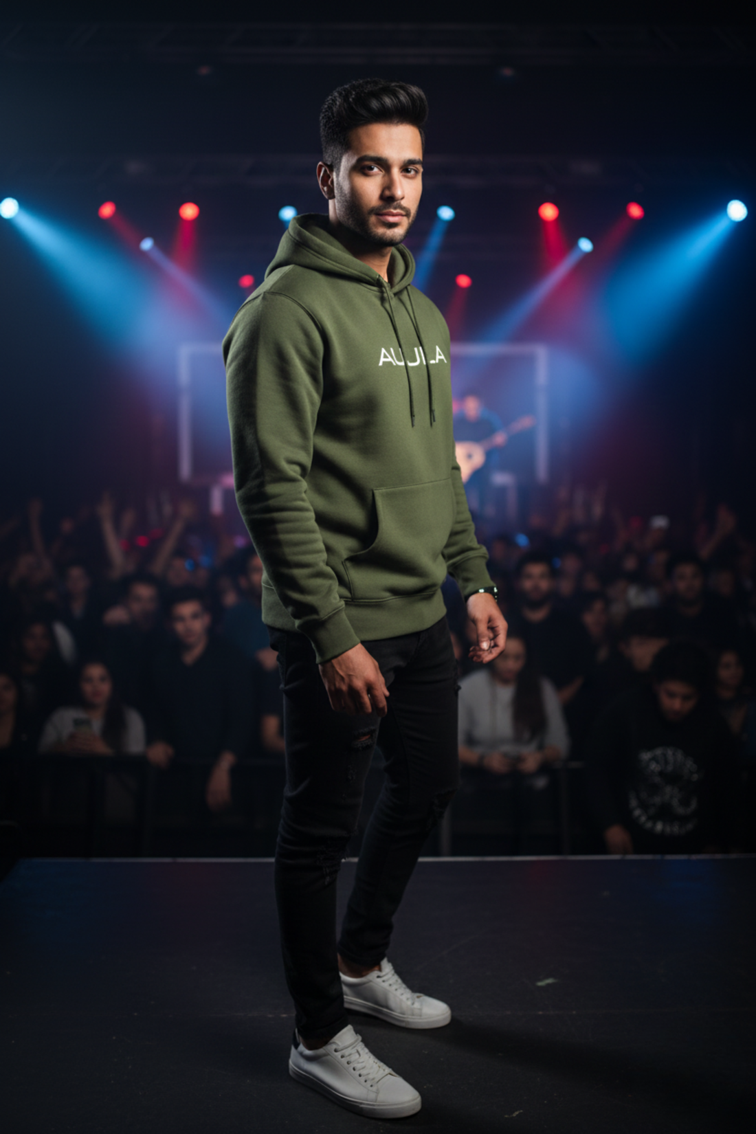 Karan Aujla: Hoodie | Olive Green